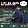 thumbnail image 6 of Farm Blue Camping Blankets - Light, Water-Resistant, Puffy, Travel Blanket - Camping Blanket for Hiking, Backpacking, Picnic, Beach, Car, and Sports – 82” x 57” Survival Gear - Digital Jungle Camo, 6 of 8