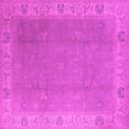 thumbnail image 1 of Ahgly Company Indoor Square Oriental Pink Traditional Area Rugs, 8' Square, 1 of 4