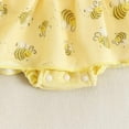 thumbnail image 6 of Zanarzt Baby Girl Romper Baby Girl Summer Clothes Cute Girl Outfits Sleeveless One Piece Romper Headband 15pcs set Light Yellow,3-6 Months, 6 of 6