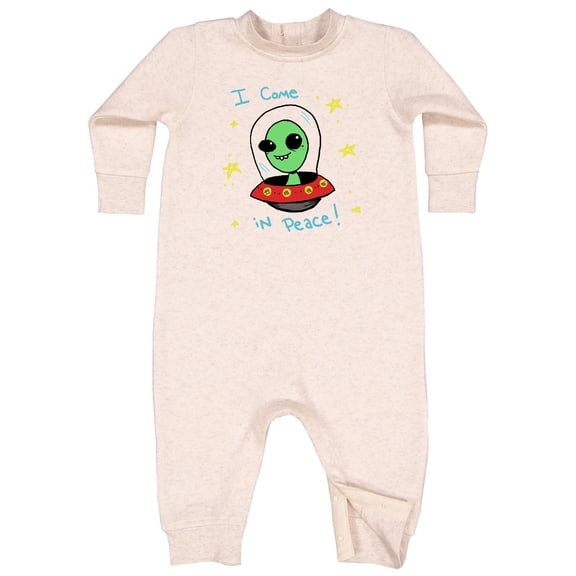 Inktastic Alien Baby Fleece Romper