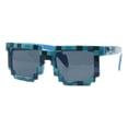 thumbnail image 2 of Kid's Sunglasses Boys Girls Toddlers 8-Bit Pixel Pixelated Gamer UV400 Blue, 2 of 4