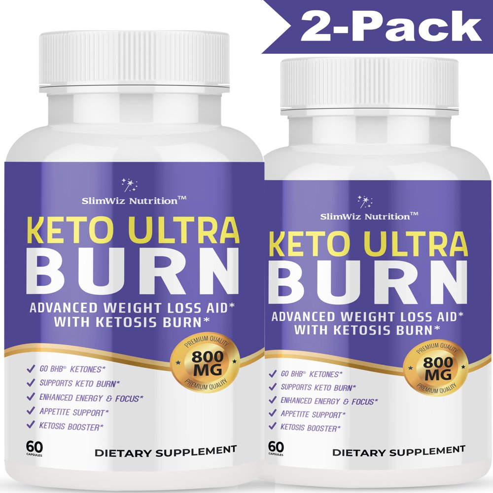 2-Pack Keto Ultra Burn Keto Fat Burner For Women Men - Keto BHB Pills