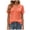 Red, variant on vigerkar Women's Polo Shirts Lapel Collar V Neck Short Sleeve Blouse Dressy Casual Tunic Tops (White, L)