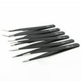 thumbnail image 5 of 6Pcs ESD Stainless Steel Precision Anti-Static Tweezers Set for Electronics, 5 of 6