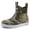 Olive Green Print, variant on Deck Boots for Men，OutdoorRubber Fishing Garden Waterproof Ankle Rain Boots