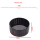 thumbnail image 3 of Accesorios para freidora de aire Cesta para alimentos Cesta para freír Cesta para hornear Cesta para escurrir aceite 2,6-3,5-5,5 L, 3 of 4