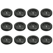 16Pcs Double Sided Rubber Grommets 3/4"(18mm) ID 7/8"(22mm) Drill Hole, Black