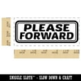 thumbnail image 2 of Please Forward Letter Mail Self-Inking Rubber Stamp Ink Stamper for Business Office - Blue Ink - Small 1-1/2 Inch, 2 of 7