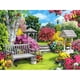 thumbnail image 1 of Kit completo de bordado de punto de cruz de 40x50cm, vista al jardín, paisaje, decoración del hogar estampada FLhrweasw Nuevo, 1 of 1