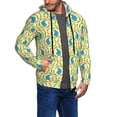 thumbnail image 2 of Naloa Blue Rabbit Men’s Hoodies, Zip up Hoodie, Sweatshirts,Hoodies for Men Sizes S-3XL-XX-Large, 2 of 5