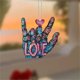 thumbnail image 1 of Fiudx Colgante de Mano para San Valentín, Diseño Acrílico Plano 2D, para Colgar En El Coche y Decorar El Hogar, Llavero Multifuncional y Accesorio para Mochila, Un Regalo Ideal para Tus Seres Querido, 1 of 6