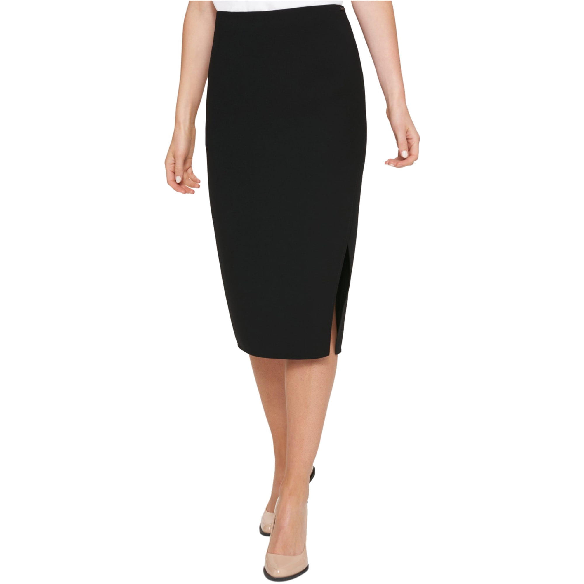 high waisted midi skirt a line