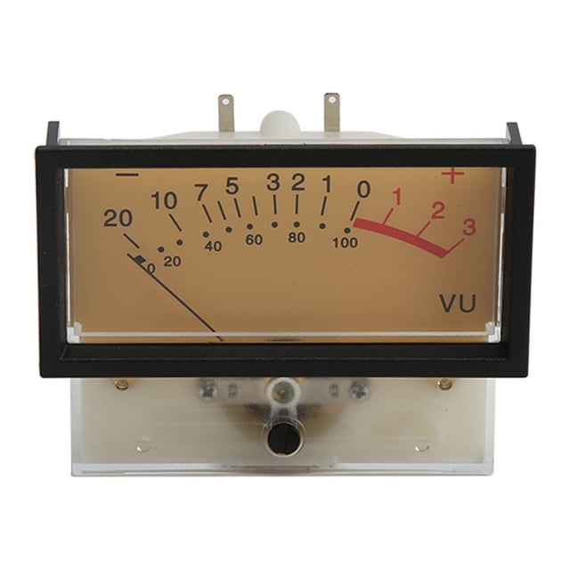 Medidor VU TN-73-HS-9213H Medidor de nivel de audio de cabecera de amplificador de potencia de alta precisión con retroiluminación LED