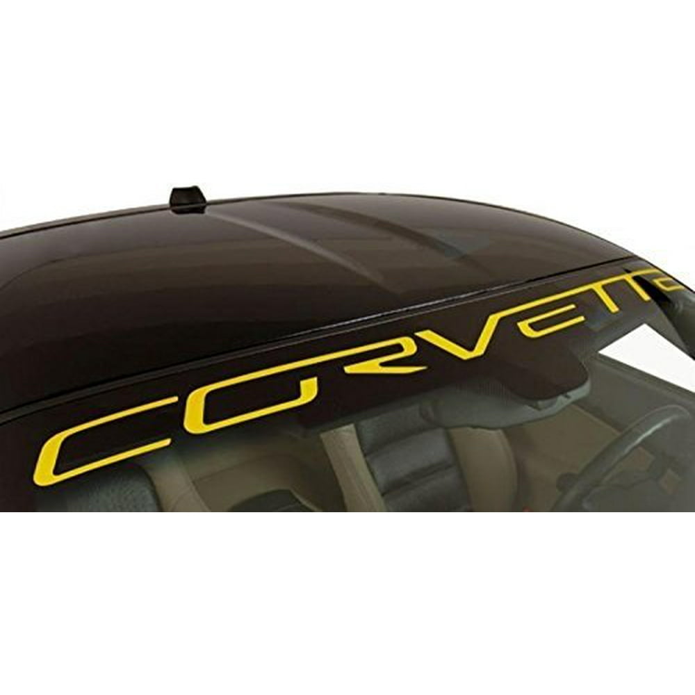 Corvette Windshield Decal Letter Kit 20052013 C6,Z06,ZR1,GS