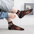 thumbnail image 2 of Naloa Red Panda Autumn Branches Ankle Socks for Women Non Slip Socks No Show Socks Classic Low Cut Casual Socks Casual Socks, 2 of 7