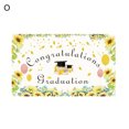thumbnail image 2 of Neinkie Soft Fabric Class Graduation Photography Backdrop Black and Gold Bachelor Cap Balloon Grad Congrats Party Banner Background for Picture Photo Photobooth Decoration, 2 of 2