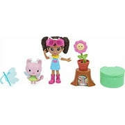 Gabby's Dollhouse, Flower-rific Garden Set with 2 Toy Figures, 2 Accessories, Delivery and Furniture Piece, Kids Toys for Ages 3 and up