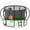 Green, variant on LHX Trampoline 16FT 14FT 15FT Outdoor Trampolines for Kids and Adults with Enclosure Net, Basketball Hoop, 1500LBS Loading Backyard Pumpkin Trampoline with Lights, Sprinkler, Heavy Duty