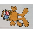 thumbnail image 2 of Garfield Classic Cartoon 4th of July Holiday  White Graphic Tee - M, 2 of 3