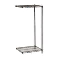 thumbnail image 3 of Nexel Black Epoxy, 2 Tier, Wire Shelving Add-On Unit, 42"W x 14"D x 34"H, 3 of 5