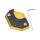 thumbnail image 1 of Ofertas únicas 1 Juego de almohadilla de placa de soporte de motocicleta de aleación de aluminio para Honda Cross Cub con llave negro amarillo, 1 of 1