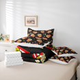 thumbnail image 6 of jejeloiu Movie Popcorn 7-Piece Twin Bedding Sets,Movie Theater Bedding Comforter Set,Red Yellow Black Sheet Sets For Boys Kids,Ultra Soft Home Decor Reversible, 6 of 8