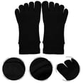 thumbnail image 1 of Homoyoyo 2Pares De Calcetines Cinco Negro Para Ejercicio Y Correr Mujer, 1 of 8