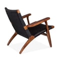 thumbnail image 2 of Lavaca Lounge Chair White-Natural with solid ash wood and rattan weave, 2 of 4