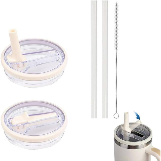 Tapa de repuesto de 1182 ml, paquete de 2 unidades para vaso Stanley Quencher