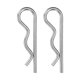 thumbnail image 1 of Uxcell 2-Pack Pasador de Cotter en Forma de R, M5x100mm Clips de Resorte de Acero Inoxidable, Pasadores de Retención Pesados, 1 of 7