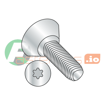 

2-56 x 1/4 Full Trilobe Thread Forming Screws / Six-Lobe (Torx) / Flat Undercut Head / Steel / Zinc (Quantity: 10 000 pcs)