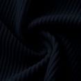thumbnail image 5 of LEKWK Mens Shirt Quarter Zip Short Sleeve Casual Shirts Ribbed Knit Textured Collared Pullover Casual Loose Fit Golf Shirts Lightweight Summer Daily Tops Navy L, 5 of 5