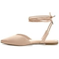 thumbnail image 3 of Journee Womens Theia Tie Up Pointed Toe Ballet Flats, 3 of 10