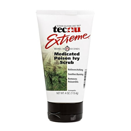 TECNU Extreme Medicated Poison Ivy Scrub (Poison Ivy Treatment Best Over The Counter)