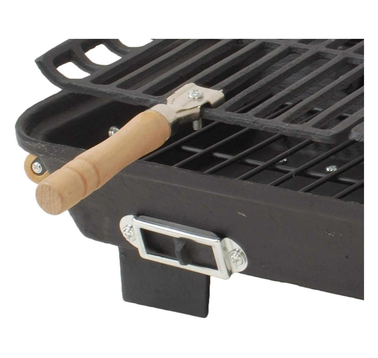 30052AMZ Kay Home Product's Cast Iron Hibachi Charcoal Grill, 10 by 18-Inch (Limited Edition)
