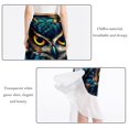 thumbnail image 2 of Owl Stylish Chiffon Beach Skirt with Polyester Straps for Women - for the Beach, 2 of 6