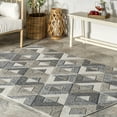thumbnail image 6 of nuLOOM Gale Geometric Indoor/Outdoor Area Rug, 4' x 6', Gale Grey, 6 of 6