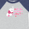 thumbnail image 4 of Inktastic My 1st Valentine's Day with Elephant Girls Baby Bodysuit, 4 of 5