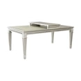 thumbnail image 2 of Glamourous Silver Finish 7pc Set Table 2 Arm Chairs 4 Side Chairs Modern Dining Room Furniture, 2 of 7