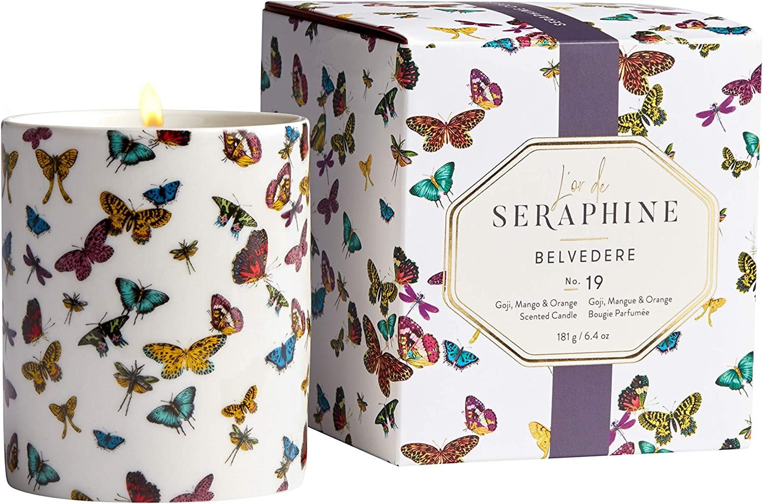 L'or de Seraphine Belvedere Scented Candle Fragrance No. 19 Fruity