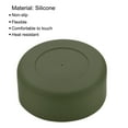 thumbnail image 4 of Uxcell 120mm ID Anti-slip Bottom Sleeve Cover Water Bottle Boot Dark Green, 4 of 5