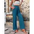 thumbnail image 1 of Pantalones casuales nuevos de otoño e invierno para mujer con cintura alta elástica y pantalones sueltos para mujer, 1 of 6