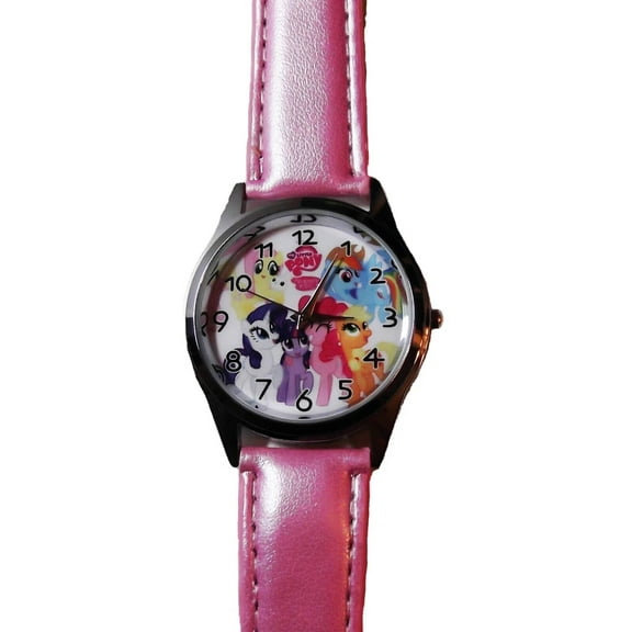 My Little Pony Friendship Is Magic Pink Leather Band Wrist Watch
