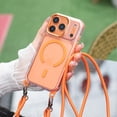 thumbnail image 2 of For iPhone 17 Pro Max Case with Adjustable Phone Lanyard Strap, Compatible with MagSafe, Shockproof Military-Grade Protection, Magnetic Phone Case, Crossbody Neck Strap, 2 of 3