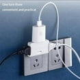 thumbnail image 4 of Rotatable Socket Converter, 180 Degree Swivel Mini Plug Adapter, 3 Way 2-Prong Flat Wall Outlet Adapter,2500w Indoor Wall Tap Power Socket Converter Plug for Home and Travel, 4 of 6