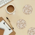 thumbnail image 6 of Xecao Peanuts7 for MDF Cork Coaster 4 Pcs,Drink Coasters,Suit for House Warming Gifts New Home ,Coffee Table Decor-Round Shape, 6 of 7