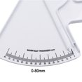 thumbnail image 4 of Calibrador de grasa de 80MM, probador de pliegues cutáneos, guía de medición de pliegues cutáneos corporales-blanco- Sincero Electrónica, 4 of 4