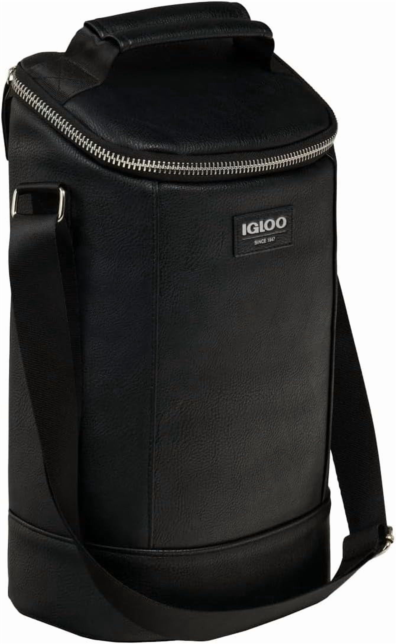 Igloo Luxe Collection Beverage Tote, MaxCold Insulation, Removable Divider, Metallic Liner