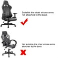 thumbnail image 7 of Ergonomic Office Computer Game Chair Slipcovers Stretchy Polyester Reclining Racing Gaming Chair Covers, 7 of 7