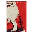 thumbnail image 5 of Christmas Santa Claus Beer Black Out Curtains 84 Inch Length Curtains for Sliding Glass Doors Bedroom Living Room 2 Pack, 5 of 6